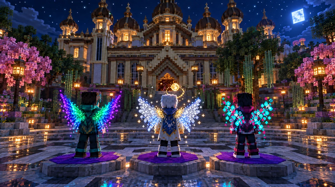 Aurora, Celestial und Glitch Wings