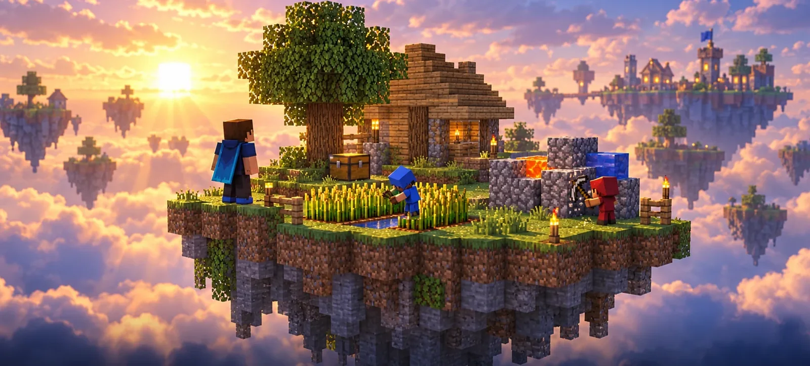 SkyBlock: your island above the clouds