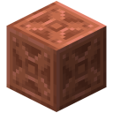 Gemeißelter Kupferblock