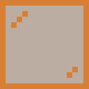 Orange Glasscheibe