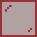 Rote Glasscheibe